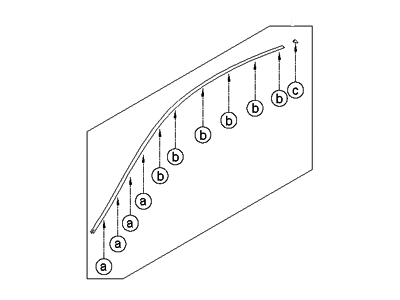 Hyundai 87210-2M000 Moulding Assembly-Roof,LH