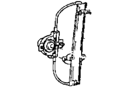 1999 Hyundai Accent Window Regulator - 83402-22000