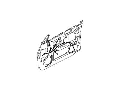 Hyundai 91600-39200 Wiring Assembly-Front Door(Passenger)