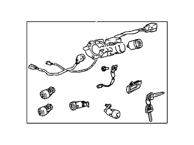 Hyundai 81905-33030-AU Lock Key & Cylinder Set