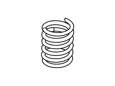 Hyundai 55330-4Z020 Spring-Rear