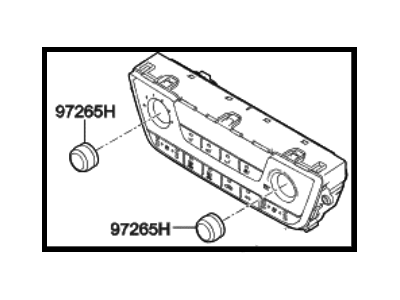 2016 Hyundai Sonata A/C Switch - 97250-C2030-GU