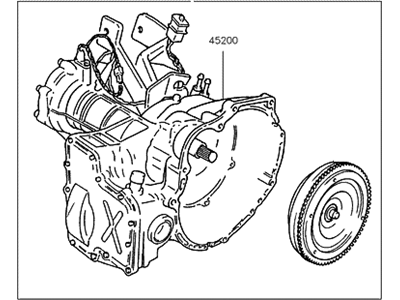 Hyundai 00268-28840 Reman Automatic Transmission Assembly