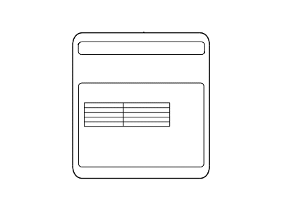 Hyundai 32450-23496 Label-Emission Control