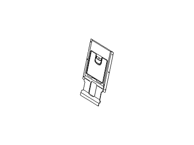 Hyundai 89980-3M000-RY Board-Rear Seat ARMREST