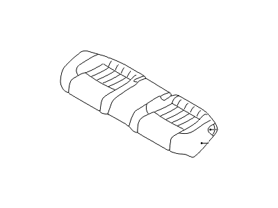 Hyundai 89100-3M711-RHW Cushion Assembly-Rear Seat