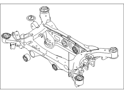 2009 Hyundai Genesis Rear Crossmember - 55405-3M050