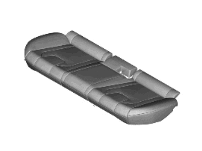 Hyundai 89160-BY000-S8S Covering Assembly-RR Seat Cushion