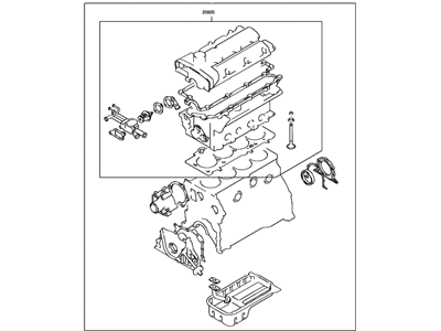 Hyundai 20910-23F00 Gasket Kit-Engine Overhaul