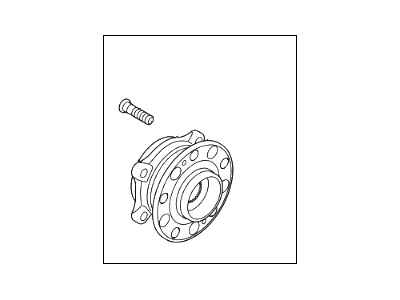 Hyundai 51750-C5000 Front Wheel Hub Assembly