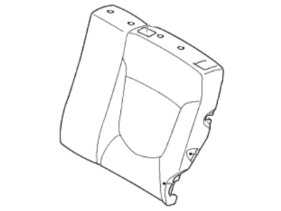 Hyundai 89370-1R710-SCC Rear Seat Cushion Covering, Left