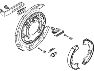 Hyundai Tucson Brake Dust Shield - 58250-4W100