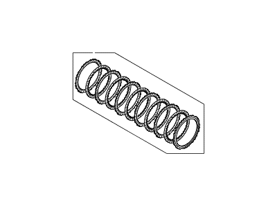 Hyundai 45425-3B001 Disc Set-Clutch