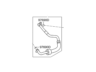 2016 Hyundai Tucson A/C Hose - 97763-4W000