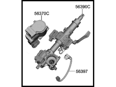 Hyundai Santa Fe Hybrid Steering Column - 56310-GA000