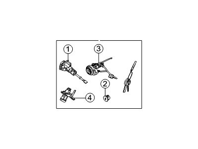 Hyundai 81905-3M020 Key Set