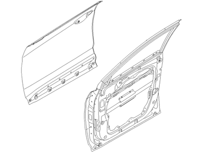 Hyundai 76003-B8000 Panel Assembly-Front Door,LH