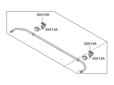 Hyundai Tucson Sway Bar Kit - 55510-2S000