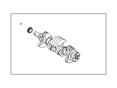 2016 Hyundai Sonata Hybrid Crankshaft - 23110-2E210