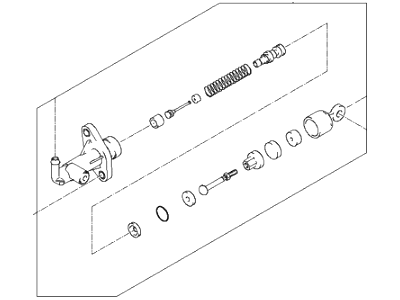 Hyundai Tiburon Clutch Master Cylinder - 41610-2C510