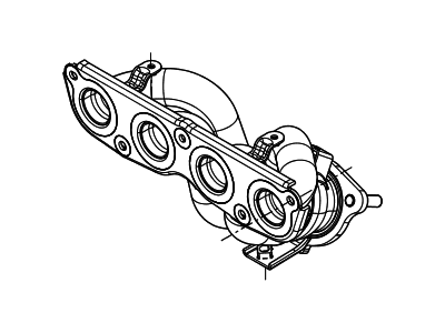 2017 Hyundai Tucson Exhaust Manifold - 28510-2E020