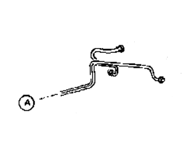 Hyundai Excel Brake Line - 58737-24000