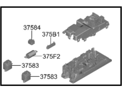 2021 Hyundai Santa Fe Hybrid Relay - 37514-P4500