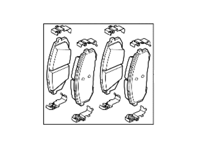 Hyundai Sonata Hybrid Brake Pad Set - 58101-L1A02