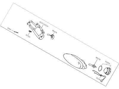 Hyundai Sonata Fog Light - 92201-34000