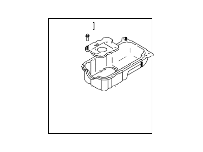 2001 Hyundai Sonata Oil Pan - 21520-38057