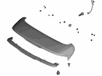 Hyundai Genesis Electrified GV70 Spoiler - 87210-AR000-MPE