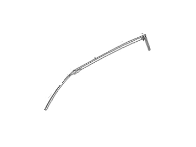 Hyundai 83150-B1000 Weatherstrip Assembly-Rear Door Upper LH