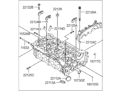 Hyundai Sonata Cylinder Head - 22100-2GGB5