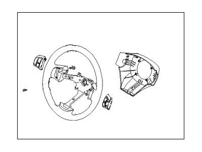 Hyundai 56110-1E510-AR Steering Wheel Assembly