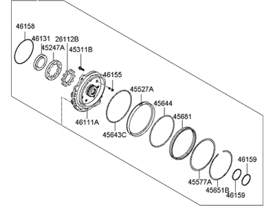 Hyundai 46100-3B010 Set-Oil Pump Assembly