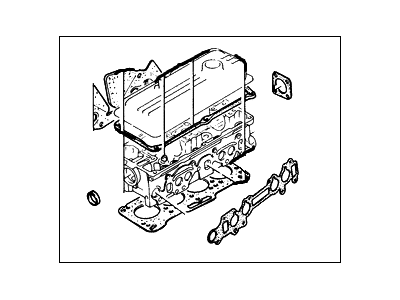 Hyundai 20920-24B01 Gasket Kit-Engine Overhaul Upper