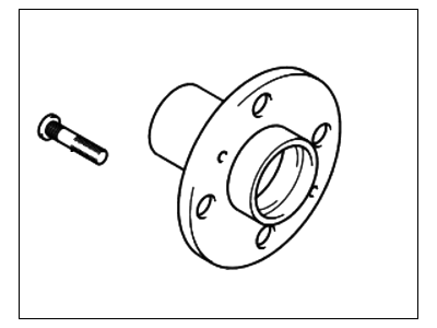 Hyundai Accent Wheel Hub - 51750-25000