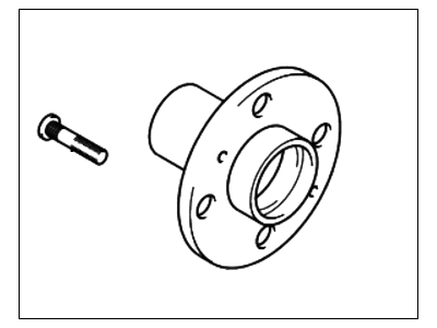 2006 Hyundai Accent Wheel Hub - 51750-25000