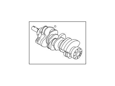 2014 Hyundai Santa Fe Crankshaft - 623R6-3CA0A