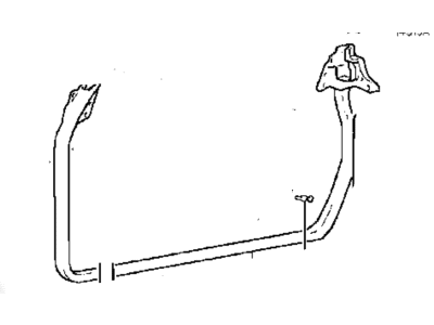 1999 Hyundai Tiburon Weather Strip - 82130-27000-LK