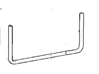 1996 Hyundai Tiburon Door Seal - 82110-27000-LK