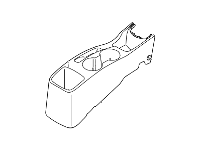 Hyundai 84637-1R010-RY Console-Rear