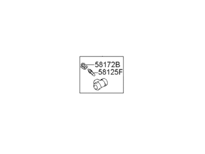 Hyundai Wheel Cylinder - 58380-3A000