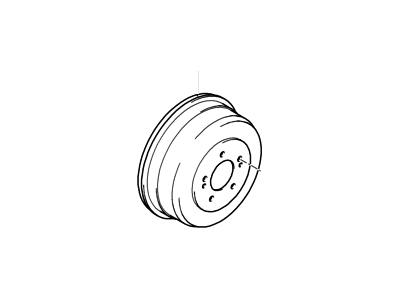 Hyundai Brake Drum - 58329-26000