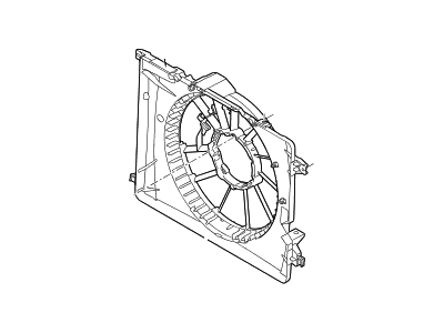 Hyundai 25350-D2000 SHROUD-Radiator