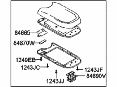 Hyundai Santa Fe Armrest - 84660-26200-YH2