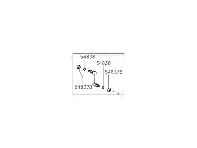 2000 Hyundai Elantra Sway Bar Link - 55530-29000