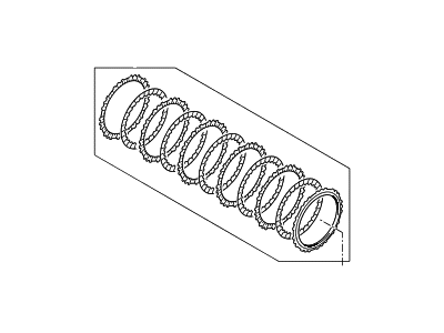 Hyundai 45425-3B600 Disc Set-Clutch