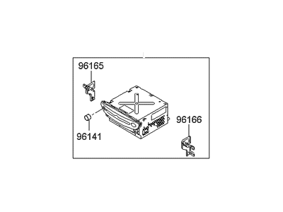 Hyundai 96560-3M350-N87 Module Assembly-A/V Head