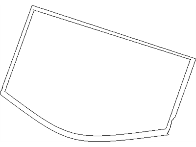 Hyundai 87130-2M000 Moulding-Rear Window